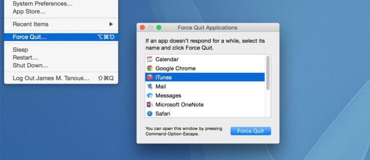 How to force an app to quit on macbook air